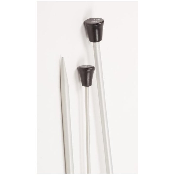 Agujas Rectas - Aluminio Drops Basic