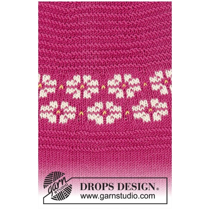 Patrón Daisy Delight Cardigan by Drops Design