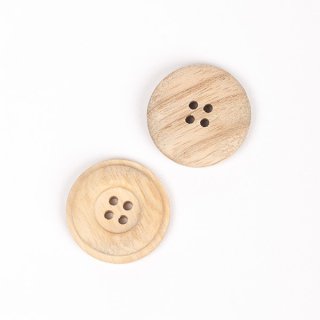 Botones de madera de haya 25mm