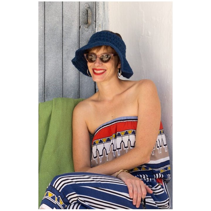 Visera Miami en crochet