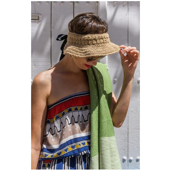 Visera Miami en crochet